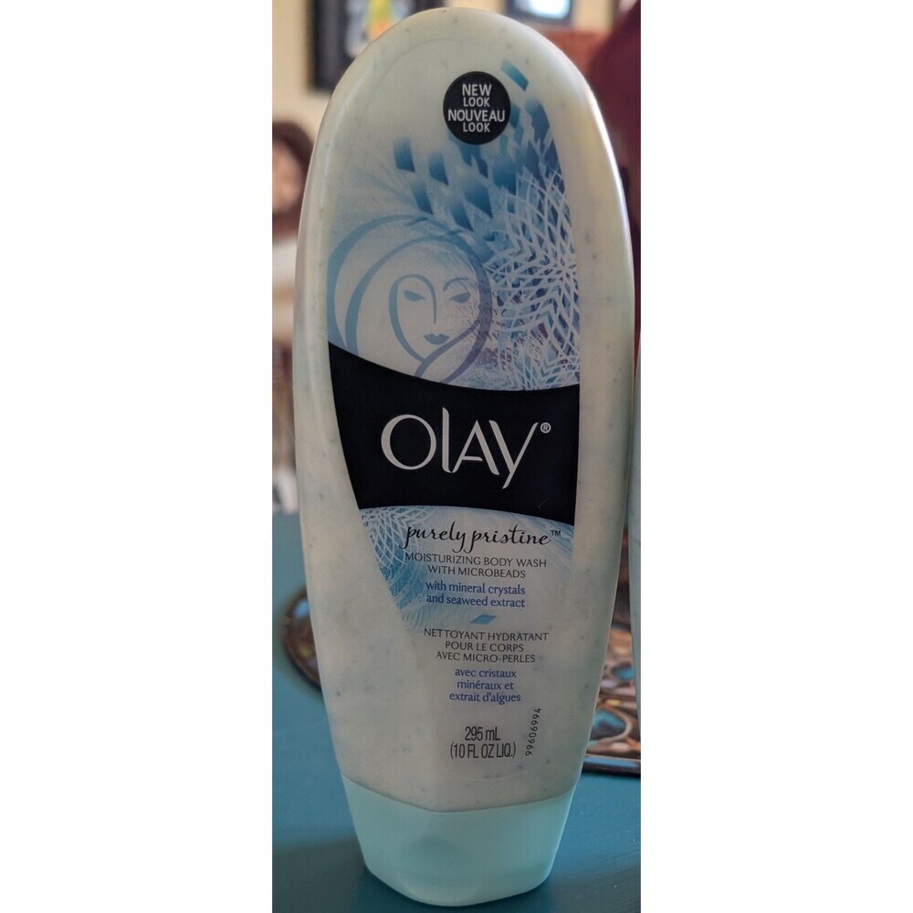 Olay Purely Pristine Body Wash 10oz Discontinued Microbeads Mineral Crystals HTF
